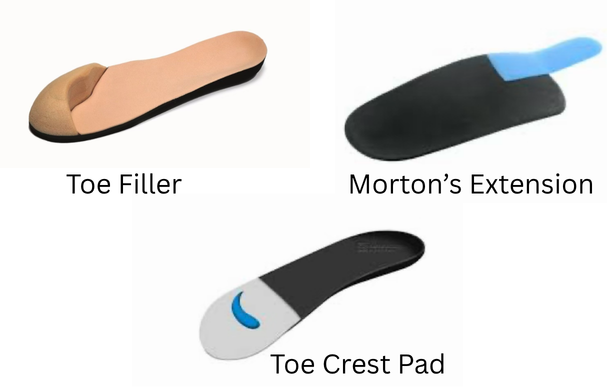 Forefoot & Toe Support Pads orthotics